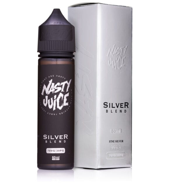 Silver Blend Tobacco Shortfill E-Liquid by Nasty Juice 50ml