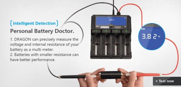 Xtar Dragon VP4 Plus Battery Charger (4-Bay) Xtar Dragon VP4 Plus Battery Charger (4-Bay)