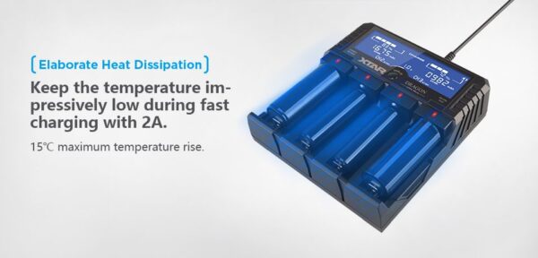 Xtar Dragon VP4 Plus Battery Charger (4-Bay) Xtar Dragon VP4 Plus Battery Charger (4-Bay)