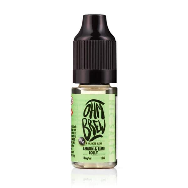 Lemon and Lime Lolly Nic Salt E-Liquid by Ohm Brew