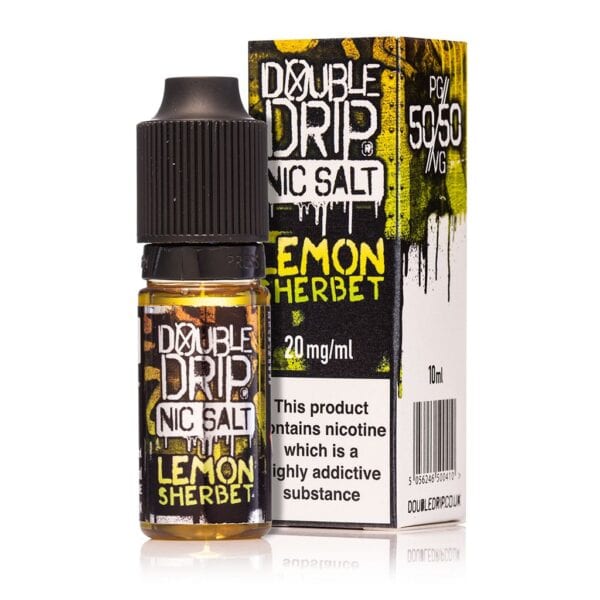 Lemon Sherbet eLiquid by Double Drip Nic Salt
