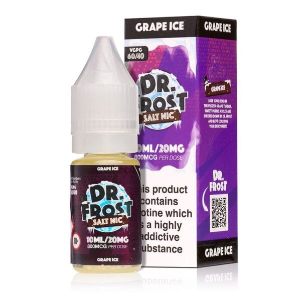 Grape Ice eLiquid by Dr Frost Salt Nic