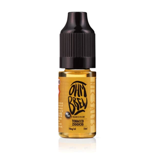 Tobacco Ziggicig Nic Salt E-Liquid by Ohm Brew