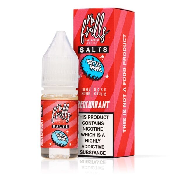 Redcurrant E-Liquid by No Frills Bottle Pops Salts