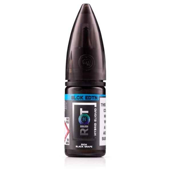 Rich Black Grape Hybrid Nic Salt E-Liquid by Riot Squad Black Edition Rich Black Grape Hybrid Nic Salt E-Liquid by Riot Squad Black Edition
