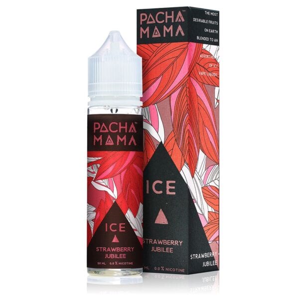 Strawberry Jubilee ICE Shortfill E-Liquid by Pacha Mama 50ml - 1