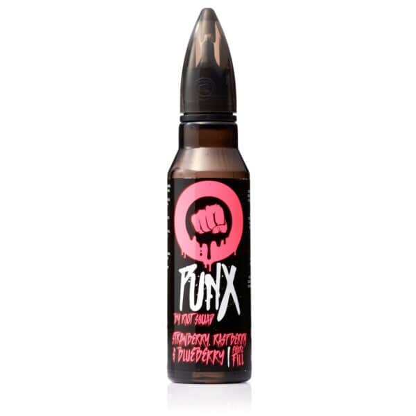 Strawberry, Raspberry & Blueberry Shortfill E-Liquid by Riot Squad Punx 50ml