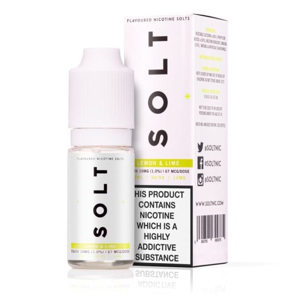 Lemon & Lime Nic Salt E-Liquid by SOLT