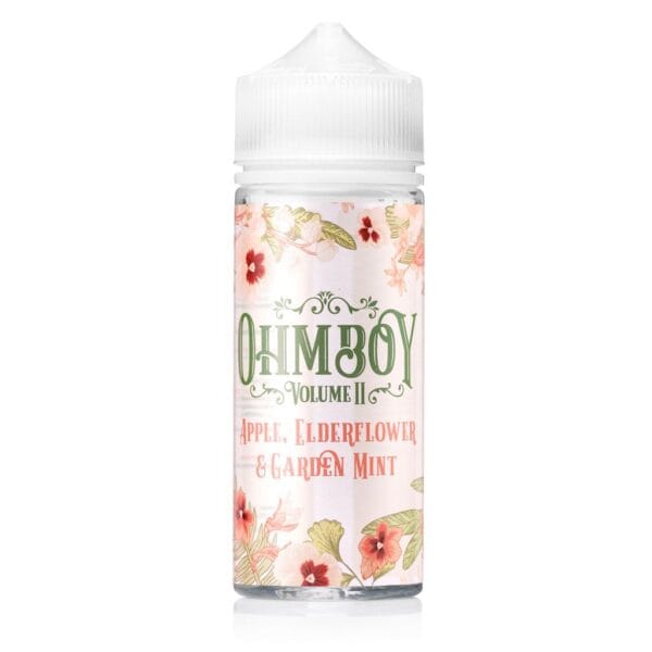 Apple, Elderflower & Garden Mint E-Liquid by Ohm Boy Volume II 100ml