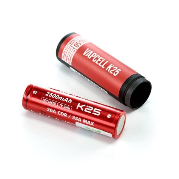 Vapcell K25 2500mAh (20A) 18650 Vape Battery Vapcell K25 2500mAh (20A) 18650 Vape Battery