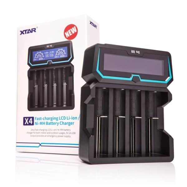 Xtar X4 Vape Battery Charger (4-Bay) Xtar X4 Vape Battery Charger (4-Bay)