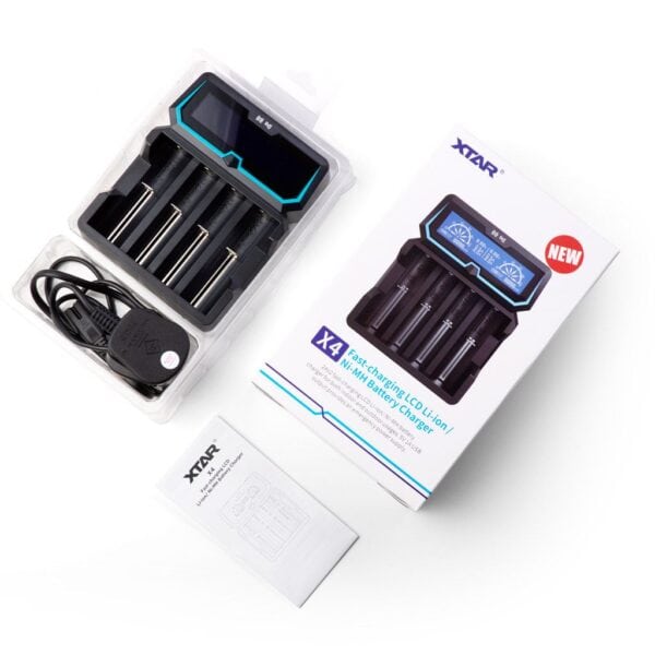 Xtar X4 Vape Battery Charger (4-Bay) Xtar X4 Vape Battery Charger (4-Bay)