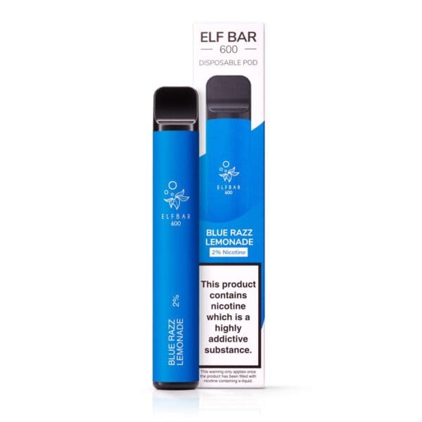 Blue Razz Lemonade Disposable Vape by Elf Bar 600