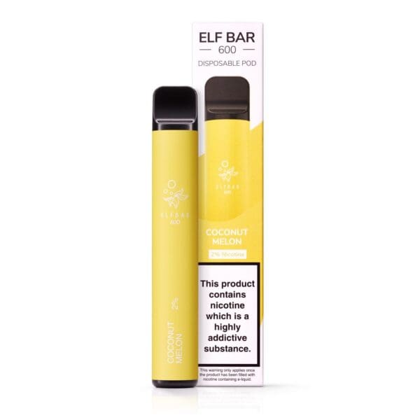 Coconut Melon Disposable Vape by Elf Bar 600