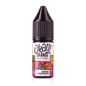 Raspberry Pineapple Chew Nic Salt E-Liquid by Okay! Orange