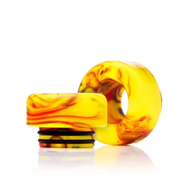 810 Resin Multicoloured Drip Tip For Sub-Ohm Tank - Yellow 810 Resin Multicoloured Drip Tip For Sub-Ohm Tank - Yellow