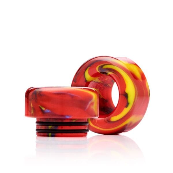810 Resin Multicoloured Drip Tip For Sub-Ohm Tank - Red 810 Resin Multicoloured Drip Tip For Sub-Ohm Tank - Red