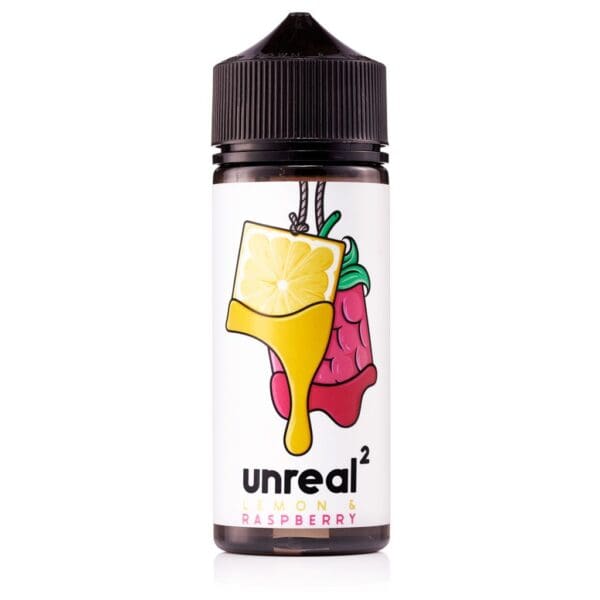 Lemon and Raspberry Shortfill E-Liquid by Unreal 2 100ml