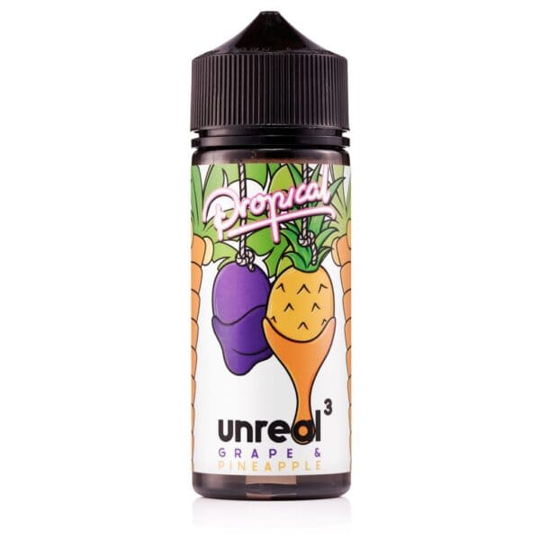Grape & Pineapple Shortfill E-Liquid by Unreal 3 100ml