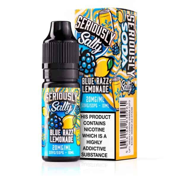 Blue Razz Lemonade Nic Salt E-Liquid by Seriously Salty