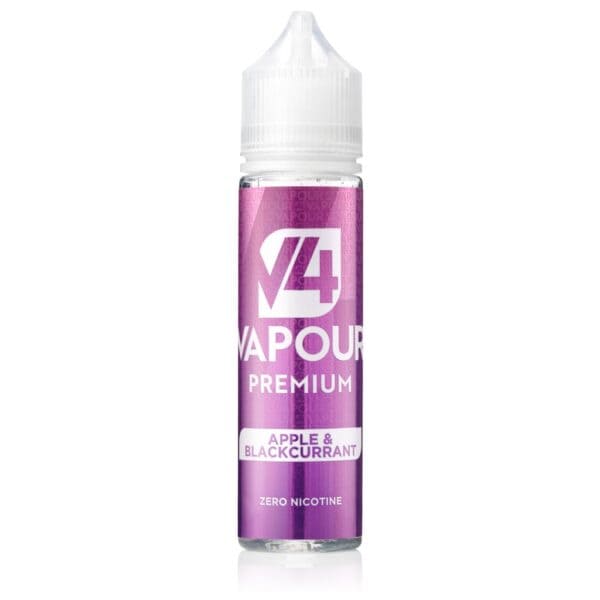 Apple & Blackcurrant Shortfill E-Liquid by V4 Vapour 50ml