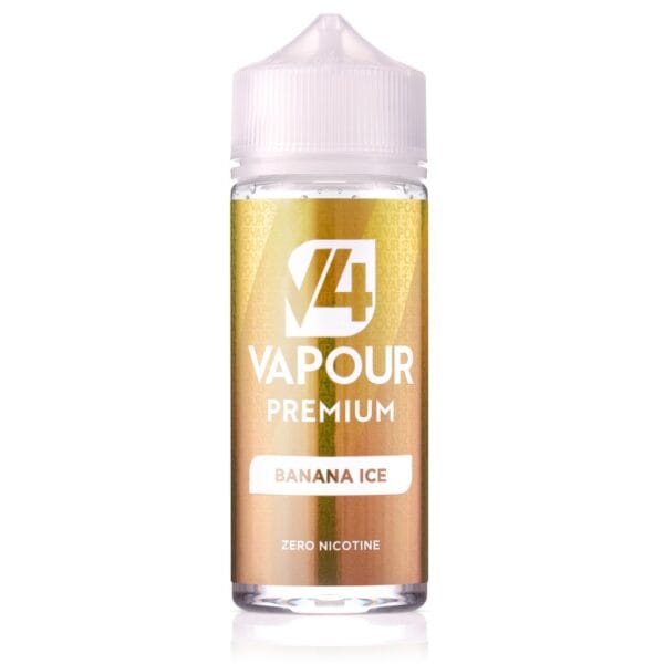 Banana Ice Shortfill E-Liquid by V4 Vapour 100ml
