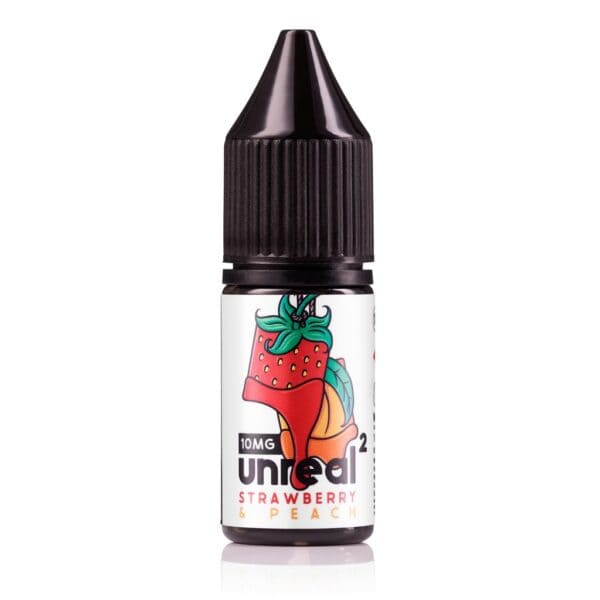 Strawberry & Peach Nic Salt E-Liquid by Unreal 2