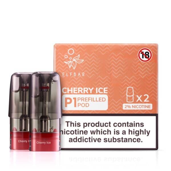 Cherry Ice Prefilled Pods by Elf Bar Mate P1