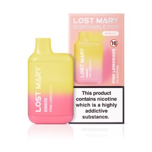 Pink Lemonade Disposable Vape by Lost Mary BM600