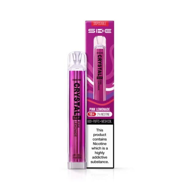 Pink Lemonade Disposable Vape by SKE Crystal Bar