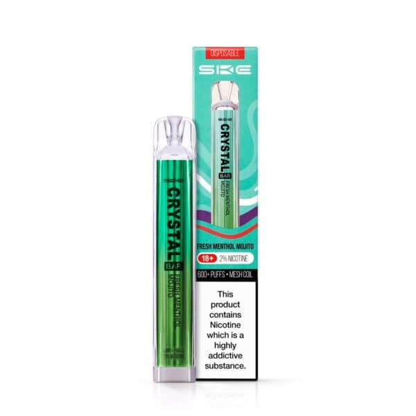 Fresh Menthol Mojito Disposable Vape by SKE Crystal Bar