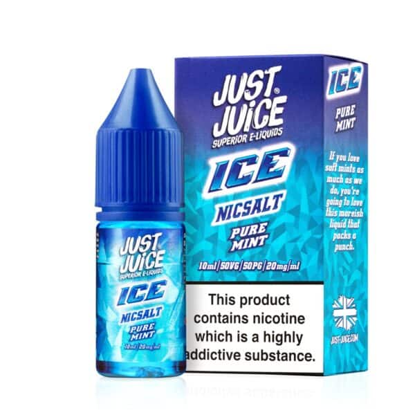 Pure Mint Ice Nic Salt E-Liquid by Just Juice Ice