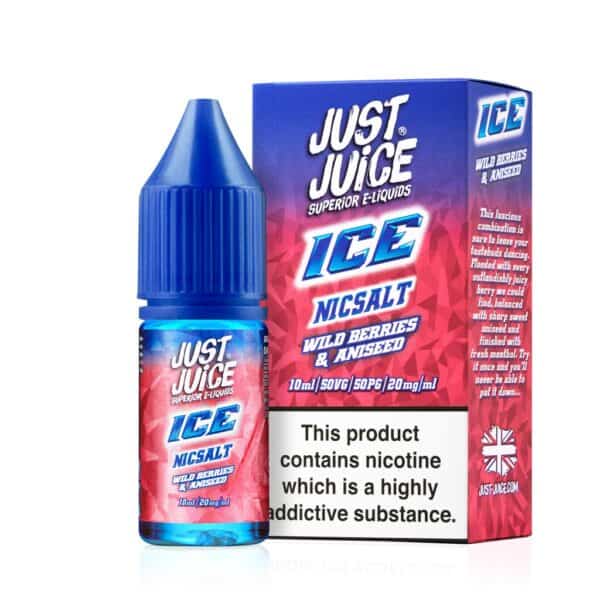 Wild Berries & Aniseed Ice Nic Salt E-Liquid by Just Juice Ice