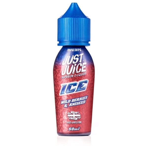 Wild Berries & Aniseed Ice Shortfill E-Liquid by Just Juice Ice 50ml