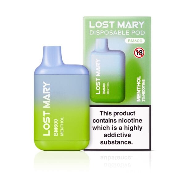 Menthol Disposable Vape by Lost Mary BM600