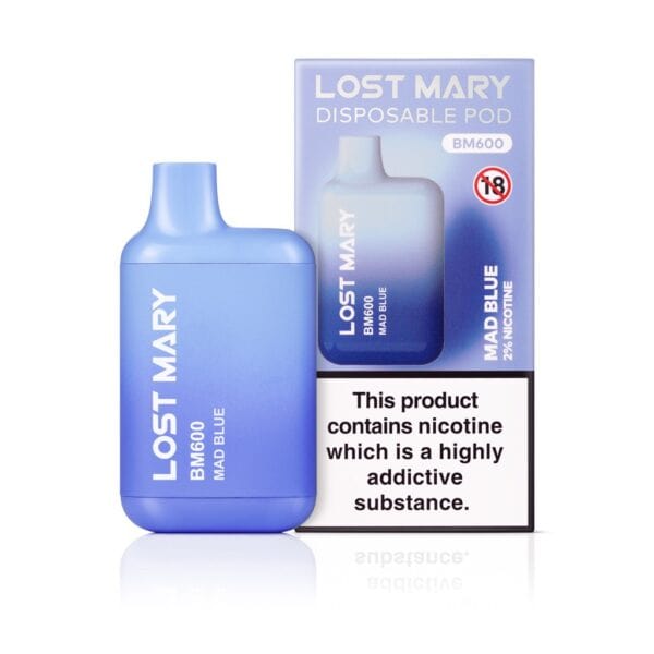 Mad Blue Disposable Vape by Lost Mary BM600