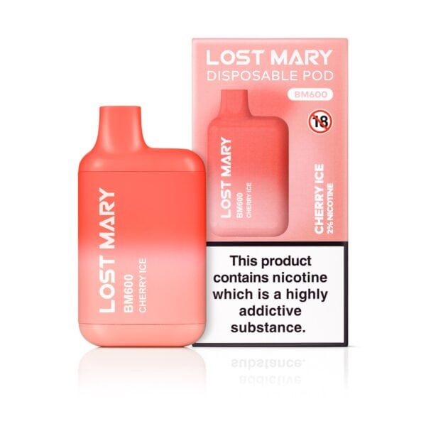 Cherry Ice Disposable Vape by Lost Mary BM600
