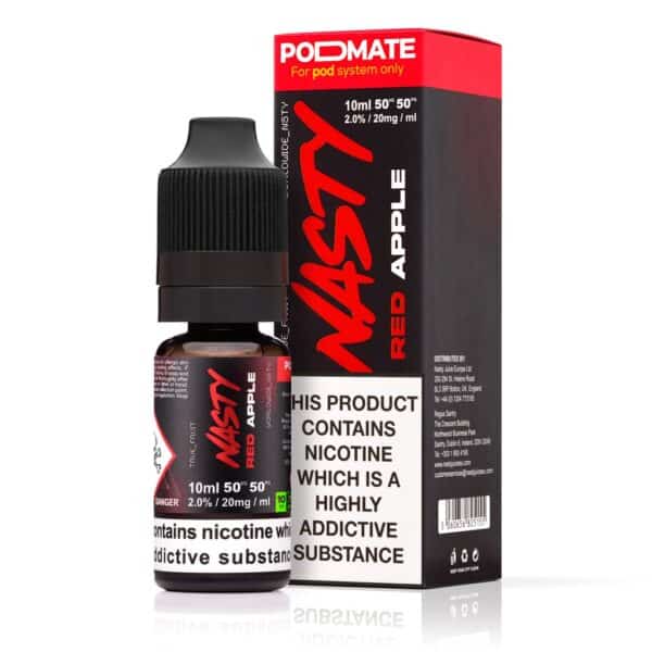Red Apple Nic Salt E-Liquid by Nasty PodMate