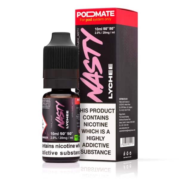 Lychee Nic Salt E-Liquid by Nasty PodMate