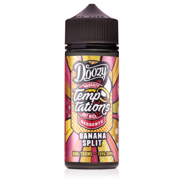 Banana Split Shortfill E-Liquid by Doozy Temptations 100ml