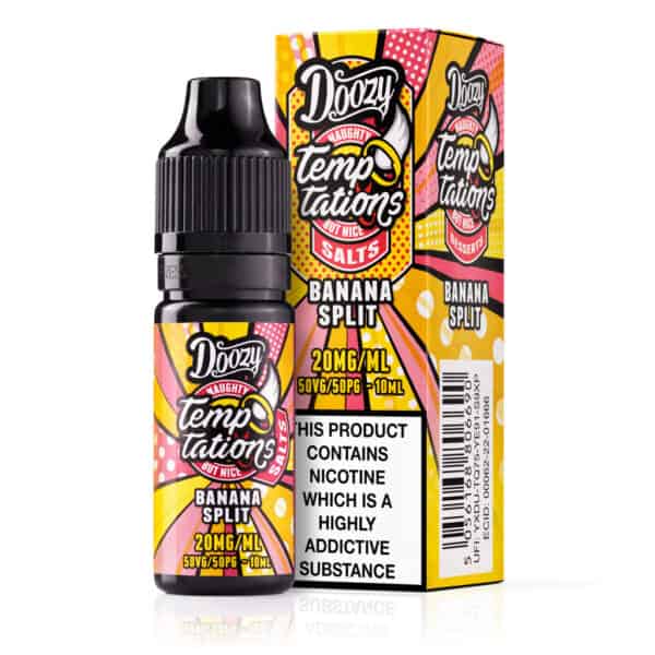 Banana Split Nic Salt E-Liquid by Doozy Temptations