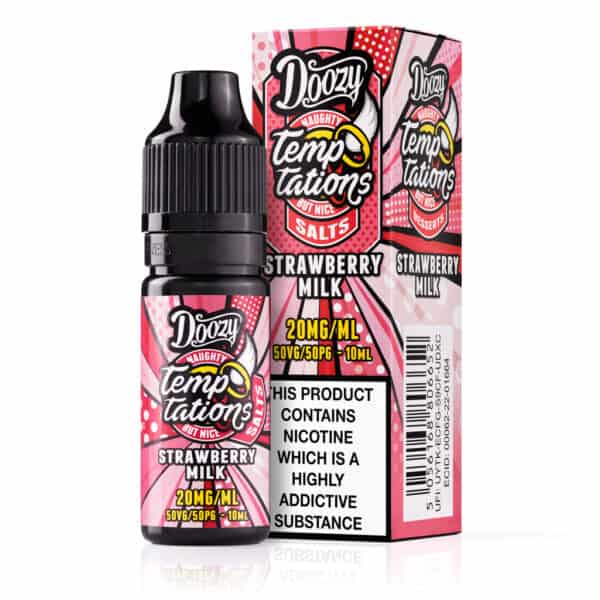 Strawberry Milk Nic Salt E-Liquid by Doozy Temptations