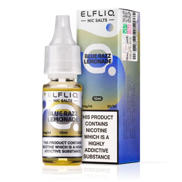 Blue Razz Lemonade Nic Salt E-Liquid by Elf Bar Elfliq