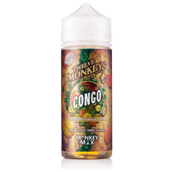 Congo Cream Shortfill E-Liquid by Twelve Monkeys 100ml