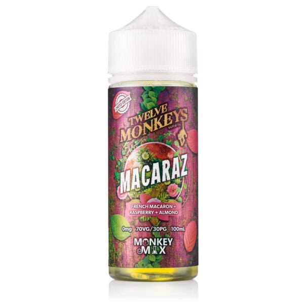 Macaraz Shortfill E-Liquid by Twelve Monkeys 100ml
