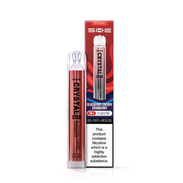 Blueberry Cherry Cranberry Disposable Vape by SKE Crystal Bar