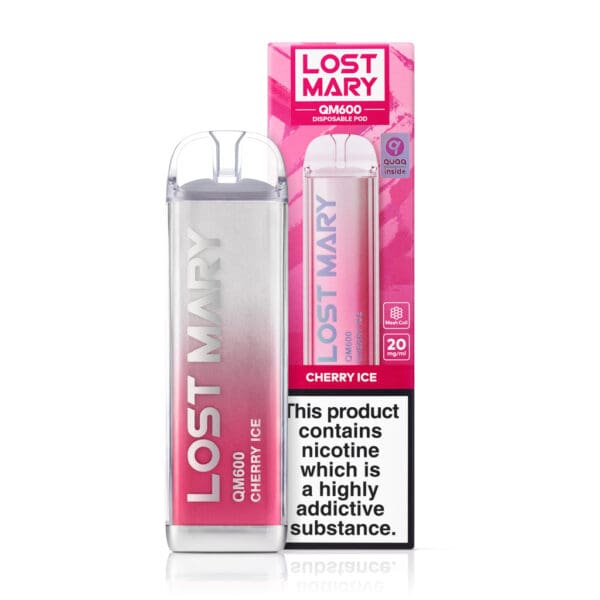 Cherry Ice Disposable Vape by Lost Mary QM600