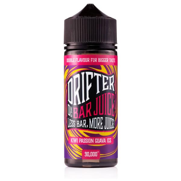 Kiwi Passion Guava Ice Shortfill E-Liquid by Drifter Bar Juice 100ml