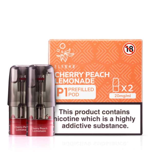 Cherry Peach Lemonade Prefilled Pods by Elf Bar Mate P1