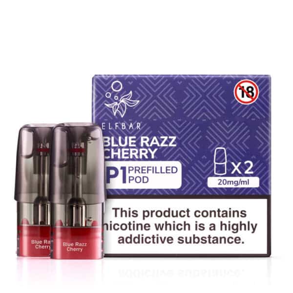 Blue Razz Cherry Prefilled Pods by Elf Bar Mate P1
